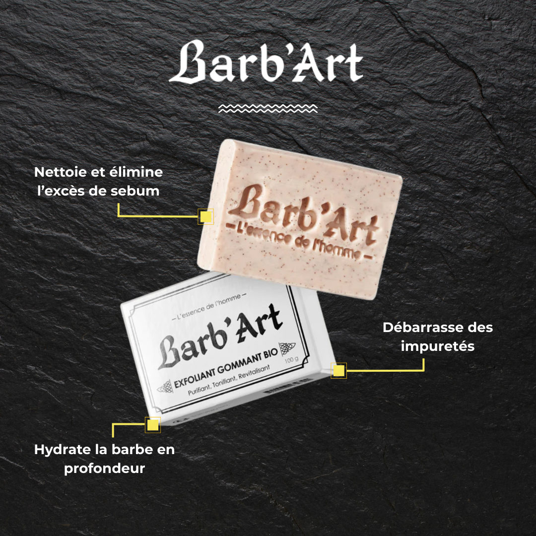 Savon Exfoliant Visage - Palmarosa Bio & Argile Rose - Toutes peaux