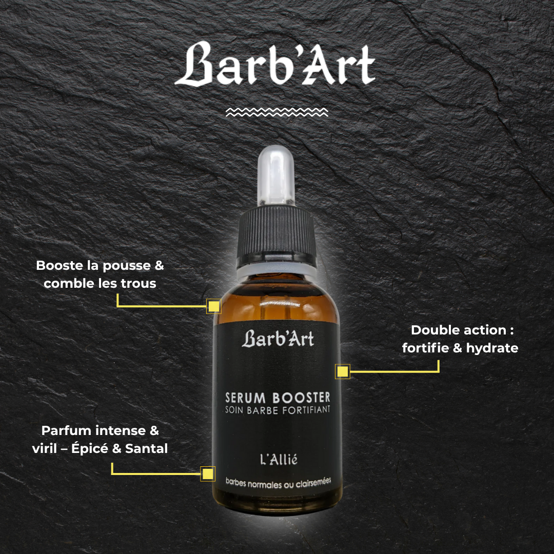 Sérum Booster - Soin Fortifiant Barbe - Sans Parfum 30ml