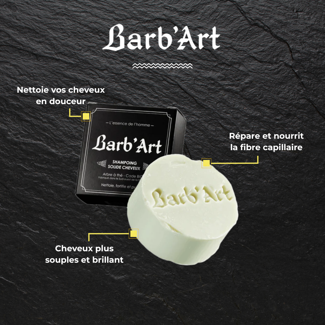 Shampoing Solide - Cheveux Normaux ou à Tendance Pelliculaire - Arbre à Thé & Cade Bio