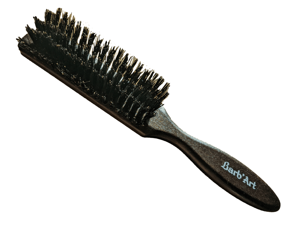 Brosse à CHEVEUX artisanale - Poils de sanglier - barbartfr