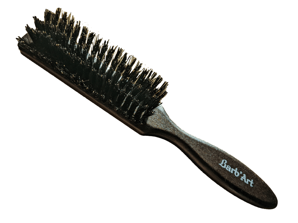 Brosse à CHEVEUX artisanale  - Poils de sanglier - barbartfr