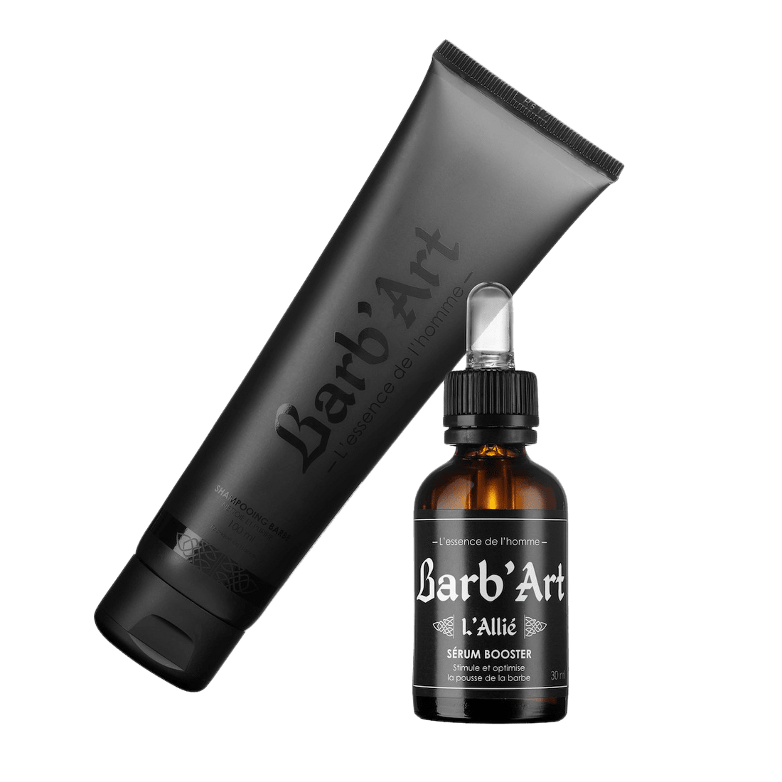 Kit barbe - Duo Sérum Booster Soin Fortifiant Barbe &amp; Shampooing Barbe - barbartfr