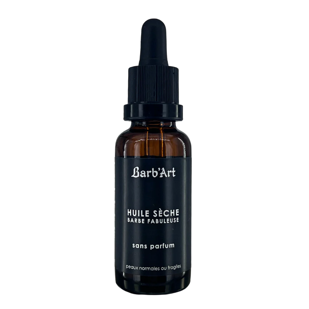 Huile Sèche Barbe Fabuleuse - Sans Parfum - 30ml
