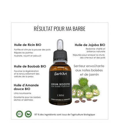 Sérum Booster - Soin Barbe Fortifiant - Parfum &quot;L&
