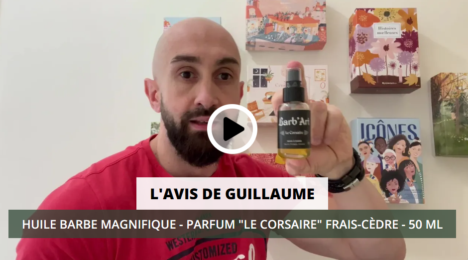 Charger la vidéo: Guillaume F. donne son avis sur l&#39;huile à barbe - Magnifique