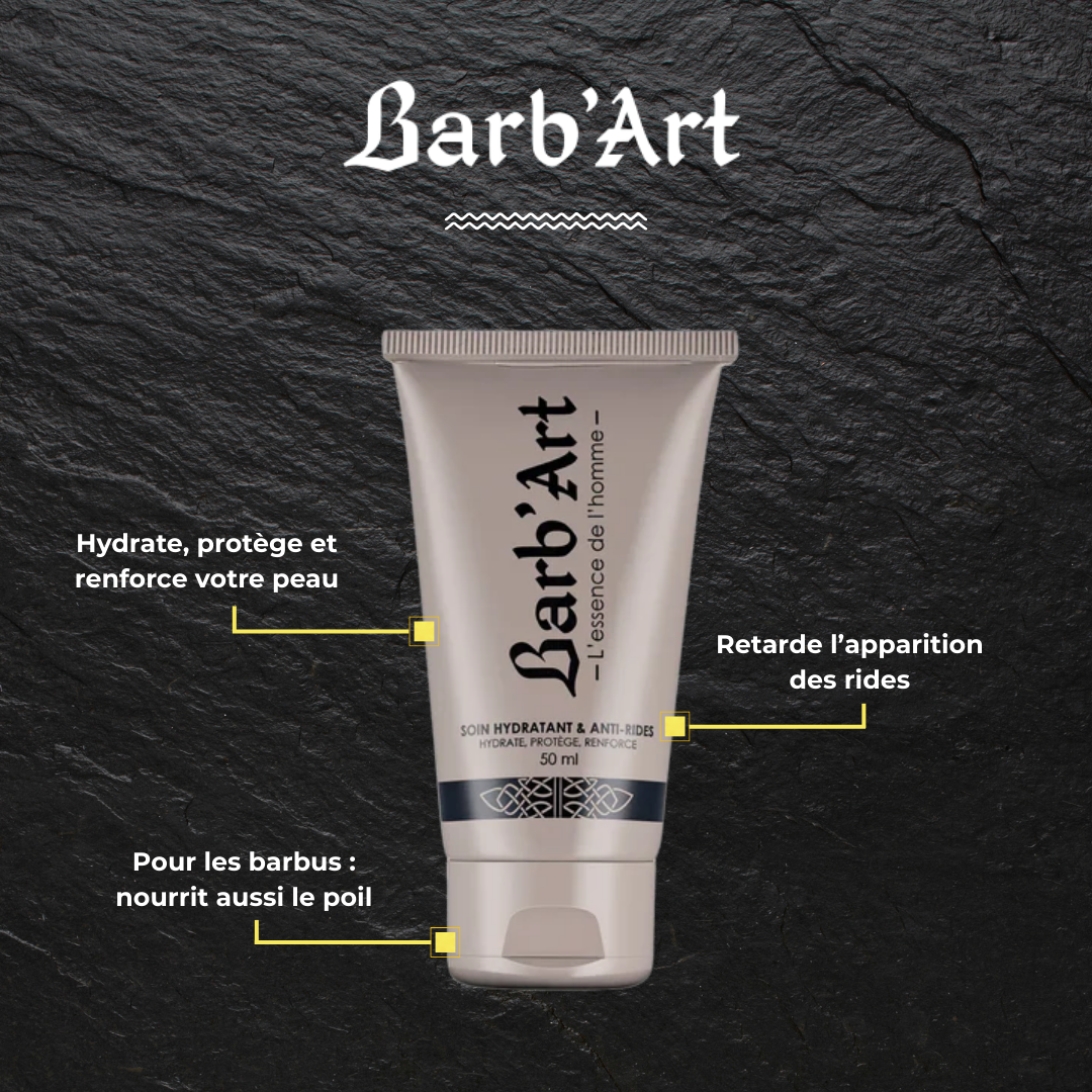 Soin Hydratant Visage &amp; Barbe de 3 Jours