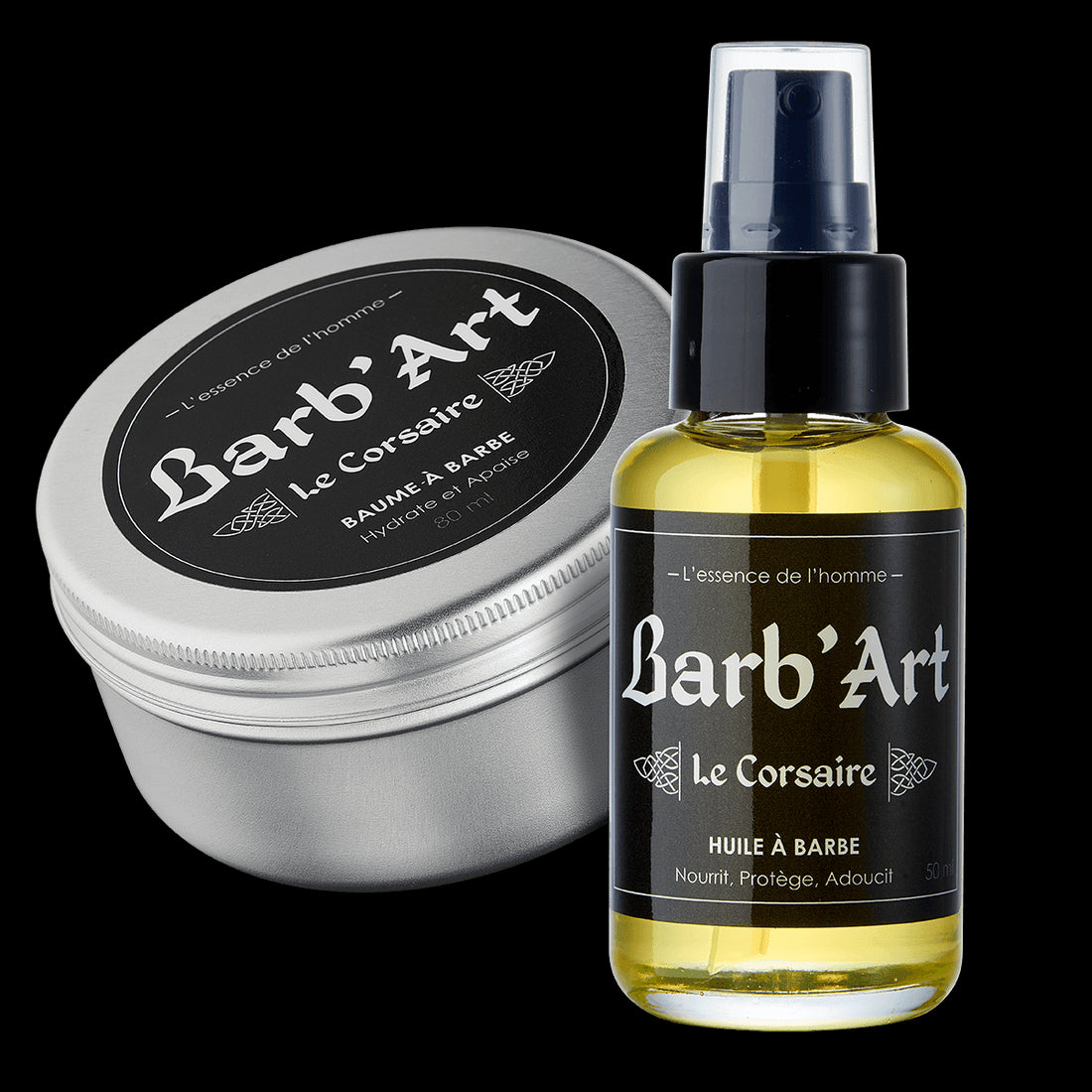 Pack Huile et Baume à barbe Le Corsaire - barbartfr