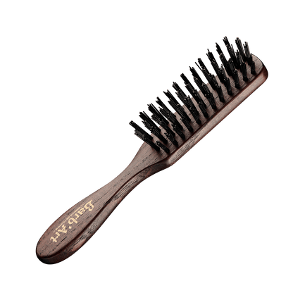 Brosse à BARBE artisanale bois et poils nylon (VEGAN) - barbartfr