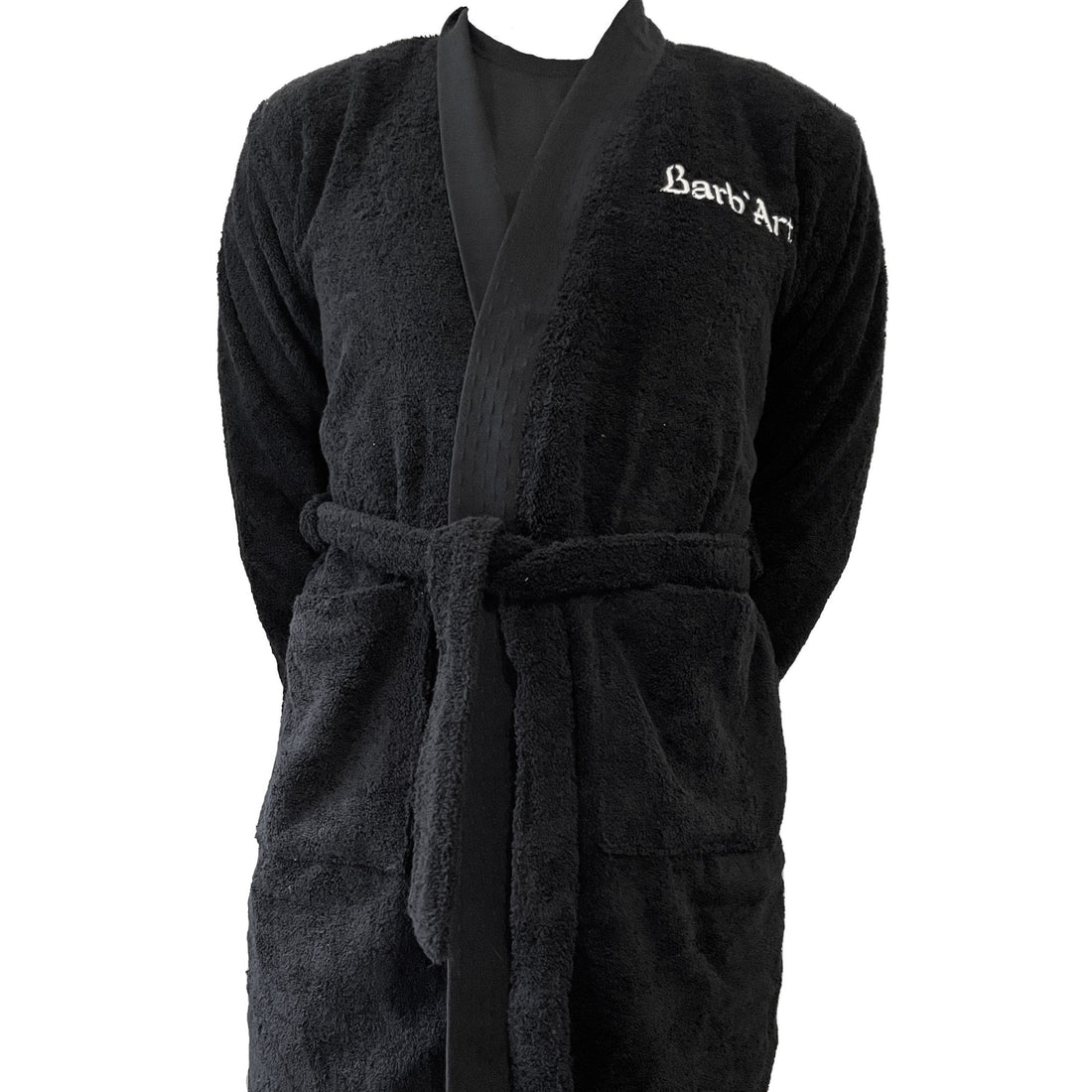 Peignoir Brodé – Coton Bio ultra épais - barbartfr