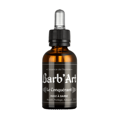 Huile Sèche Barbe Fabuleuse - Parfum Le Conquérant Lavandin-Poivré 30 ml