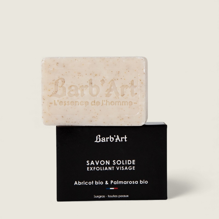 Savon Exfoliant Visage - Palmarosa Bio & Abricot Bio - Toutes peaux